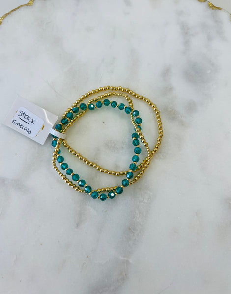 Birthstone Stack Bracelets {Color Options}