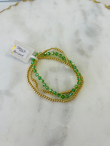 Birthstone Stack Bracelets {Color Options}