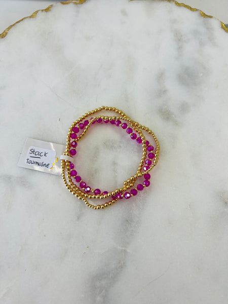 Birthstone Stack Bracelets {Color Options}