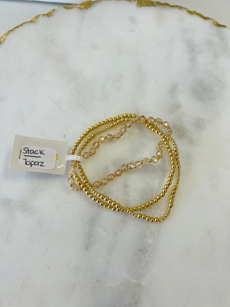 Birthstone Stack Bracelets {Color Options}