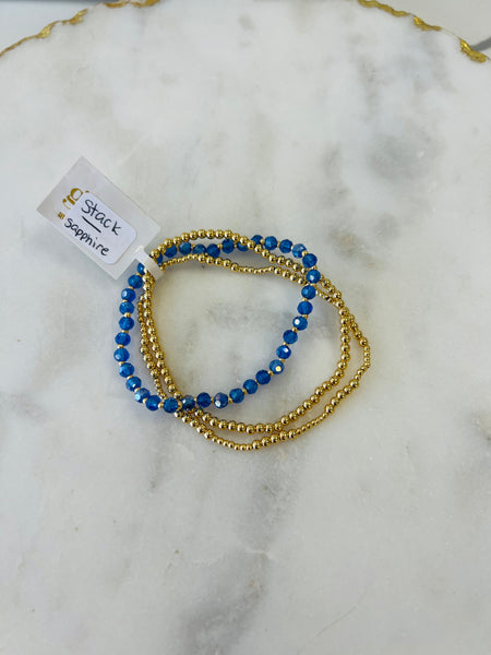 Birthstone Stack Bracelets {Color Options}