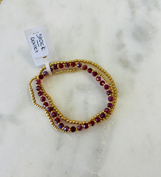 Birthstone Stack Bracelets {Color Options}