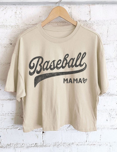 Baseball Mama Tee {Color Options}