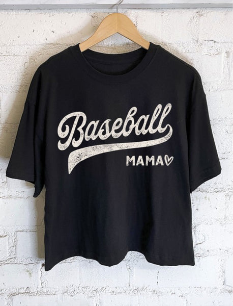 Baseball Mama Tee {Color Options}