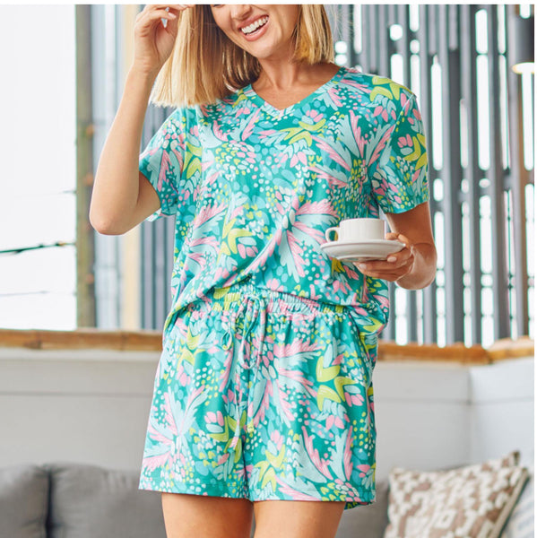 Alli Pajama Shorts Set {Print Options}